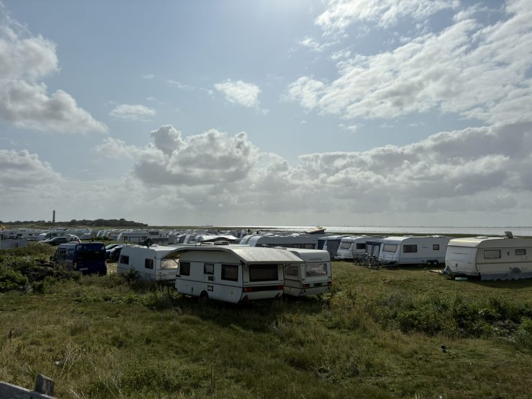 Blick über Camping Um Ost
